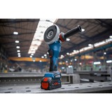 Bosch X-LOCK Akku-Winkelschleifer BITURBO GWX 18V-15 PSC Professional solo, Ø 125mm blau/schwarz, Bluetooth Modul, ohne Akku und Ladegerät, in L-BOXX