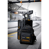 DEWALT TSTAK Tower DWST60452-1, im McLaren Design, Werkzeugkiste schwarz/gelb, mobile Aufbewahrungsbox, tiefe Werkzeugbox und Organizer