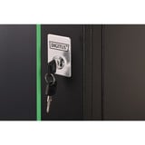 Digitus Wandgehäuse Dynamic Basic Serie - 600x600 mm (BxT), IT-Schrank schwarz, 16 Höheneinheiten