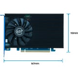 HighPoint Rocket 1604A PCIe Gen5 x16 zu 4-M.2x4 NVMe Switch AIC, Schnittstellenkarte 
