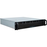 Inter-Tech IPC 2U-2404L SATA, Server-Gehäuse schwarz, 2 Höheneinheiten