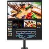 LG DualUp 28MQ780-B, LED-Monitor 70 cm (28 Zoll), schwarz, SDQHD, USB-C, Nano IPS