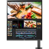 LG DualUp 28MQ780-B, LED-Monitor 70 cm (28 Zoll), schwarz, SDQHD, USB-C, Nano IPS
