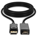 Lindy Adapterkabel DisplayPort > HDMI 10,2 Gbit/s schwarz, 3 Meter