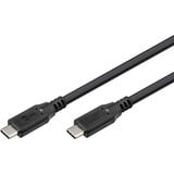 goobay USB4 Gen 3x2 Kabel, USB-C Stecker > USB-C Stecker, 40Gbit/s schwarz, 2 Meter, PD, Laden mit bis zu 100 Watt