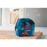 Bosch Professional Kreuzlinienlaser GLL 2-10 Professional blau/schwarz, rote Laserlinien