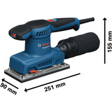 Bosch Schwingschleifer GSS 20-18 A Professional blau, 200 Watt