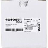 Bosch X-LOCK Fiberschleifscheibe R574 Best for Metal, Ø 115mm, K36 Bohrung 22,23mm