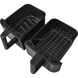 Cosori Heißluftfritteuse Dual Basket CAF-R901-AEU schwarz, 1.750 Watt, 2 Körbe je 4,25 Liter, mit Sichtfenster