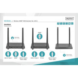 Digitus Wireless HDMI KVM Extender Set, HDMI Verlängerung schwarz, 200 m