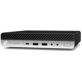HP EliteDesk 800 G4 DM Generalüberholt, Mini-PC schwarz/silber, Windows 11 Home 64-Bit