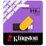 Kingston DataTraveler Exodia S 512 GB, USB-Stick schwarz/gelb, USB-A 3.2 Gen 1