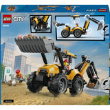 LEGO 60480 City Gelber Baggerlader, Konstruktionsspielzeug 