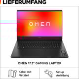 OMEN 17-db1071ng, Gaming-Notebook schwarz, AMD Ryzen AI 7 350, NVIDIA GeForce RTX 5050, 16 GB DDR5, 1 TB (1 TB SSD), Windows 11 Home