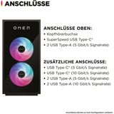OMEN 35L Gaming Desktop GT16-0189ng, Gaming-PC schwarz, ohne Betriebssystem