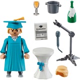 PLAYMOBIL 70880 specialPLUS Abschlussparty, Konstruktionsspielzeug Mit Mikro und Diplom