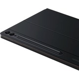 SAMSUNG Book Cover Keyboard EF-DX815 für das Galaxy Tab S9+, Tastatur schwarz, DE-Layout
