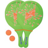Schildkröt Neopren Beachball Set, Geschicklichkeitsspiel grün/orange