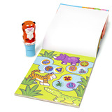 Spin Master Melissa & Doug - Sticker WOW! Tiger Aufkleberstempel & Block, Basteln 