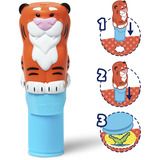 Spin Master Melissa & Doug - Sticker WOW! Tiger Aufkleberstempel & Block, Basteln 