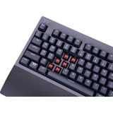 Thermaltake  W1 WIRELESS, Gaming-Tastatur titan/schwarz, DE-Layout, Cherry MX Red