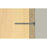 fischer Spanplattenschraube ClassicFast II 4,5x16 Senkkopf TX 1000 Stück, mit Vollgewinde, verzinkt