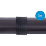 Alphacool EPDM Tube 11/8 - Black 1m, Schlauch schwarz (matt), 1 Meter in Retailbox