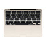 Apple MacBook Air 34,5 cm (13,6") 2025 CTO, Notebook champagner, 16 GB, 512 GB (512 GB SSD), Polarstern, M4, MacOS, Englisch International
