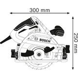 Bosch Professional Handkreissäge GKS 55+ GCE Professional blau, 1.350 Watt, L-BOXX, Führungsschiene FSN 1400