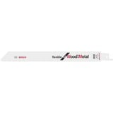 Bosch Professional Säbelsägeblatt S 1022 HF Flexible for Wood and Metal, 100 Stück Länge 200mm