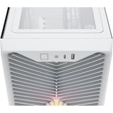 Corsair 3200D RS ARGB White, Tower-Gehäuse weiß, Tempered Glass 