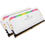 Corsair DIMM 32 GB DDR5-6200 (2x 16 GB) Dual-Kit, Arbeitsspeicher weiß, CMT32GX5M2X6200C36W, Dominator Platinum RGB, INTEL XMP