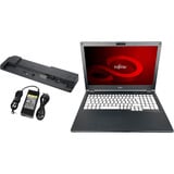 Fujitsu LIFEBOOK E559 Generalüberholt, Notebook schwarz, Intel® Core™ i7-8665U, Intel® UHD Graphics 620, 16 GB DDR4, 512 GB (512 GB SSD), Windows 11 Pro