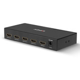 Lindy 4 Port HDMI 4K Splitter, HDMI Splitter schwarz