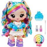 MGA Entertainment  Yummiland Large Doll + Lip Gloss Pet - Skyler Rainbow Belt, Puppe 