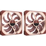 Noctua NF-A14x25 G2 PWM Sx2-PP, Gehäuselüfter PWM-Anschluss, 2 Lüfter, 140 mm
