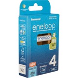 Panasonic Eneloop, Akku AAA (Micro), 4 Stück