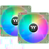 Thermaltake CT140 Reverse ARGB Sync PC Cooling Fan Matcha Green, Gehäuselüfter hellgrün, 2er Pack, Reverse, 140 mm