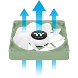 Thermaltake CT140 Reverse ARGB Sync PC Cooling Fan Matcha Green, Gehäuselüfter hellgrün, 2er Pack, Reverse, 140 mm