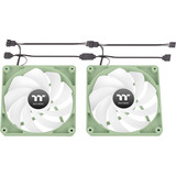 Thermaltake CT140 Reverse ARGB Sync PC Cooling Fan Matcha Green, Gehäuselüfter hellgrün, 2er Pack, Reverse, 140 mm