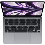 Apple MacBook Air 34,5 cm 13,6" (2022) CTO, Notebook grau, M2, 8-Core GPU, macOS Ventura, Englisch International, 512 GB SSD