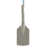 Bosch Professional PRO HEX 30 Asphaltmeißel SDS-Hex, 30mm SK, 125x450mm 