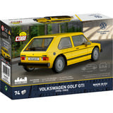 COBI Volkswagen Golf GTI (1976-1983), Konstruktionsspielzeug gelb, Maßstab 1:35
