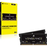 Corsair SO-DIMM 64 GB DDR4-3200 (2x 32 GB) Dual-Kit, Arbeitsspeicher schwarz, CMSX64GX4M2A3200C22, Vengeance