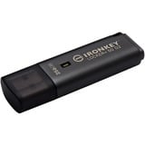 Kingston IronKey Locker+ 50 G2 256 GB, USB-Stick anthrazit, USB-A 3.2 Gen 1