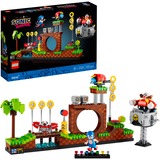 LEGO 21331 Ideas Sonic the Hedgehog - Green Hill Zone, Konstruktionsspielzeug Set mit Dr. Eggmann, Egg-Mobil und weiteren Figuren, Geschenkidee für Erwachsene