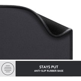 Logitech Mouse Pad Studio, Mauspad schwarz