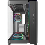 Montech KING 95 PRO, Tower-Gehäuse schwarz, Tempered Glass x 2