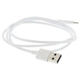 OWC USB 2.0 Adapterkabel, USB-A Stecker > Lightning Stecker weiß, 1 Meter