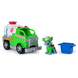 Spin Master Paw Patrol Fire Rescue - Rockys Tanklaster, Spielfahrzeug mit Greiferklaue und Behälter sowie Rocky Hundefigur